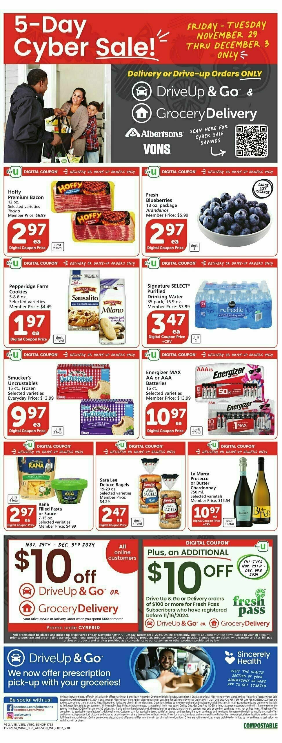 Vons Weekly Ad from November 29