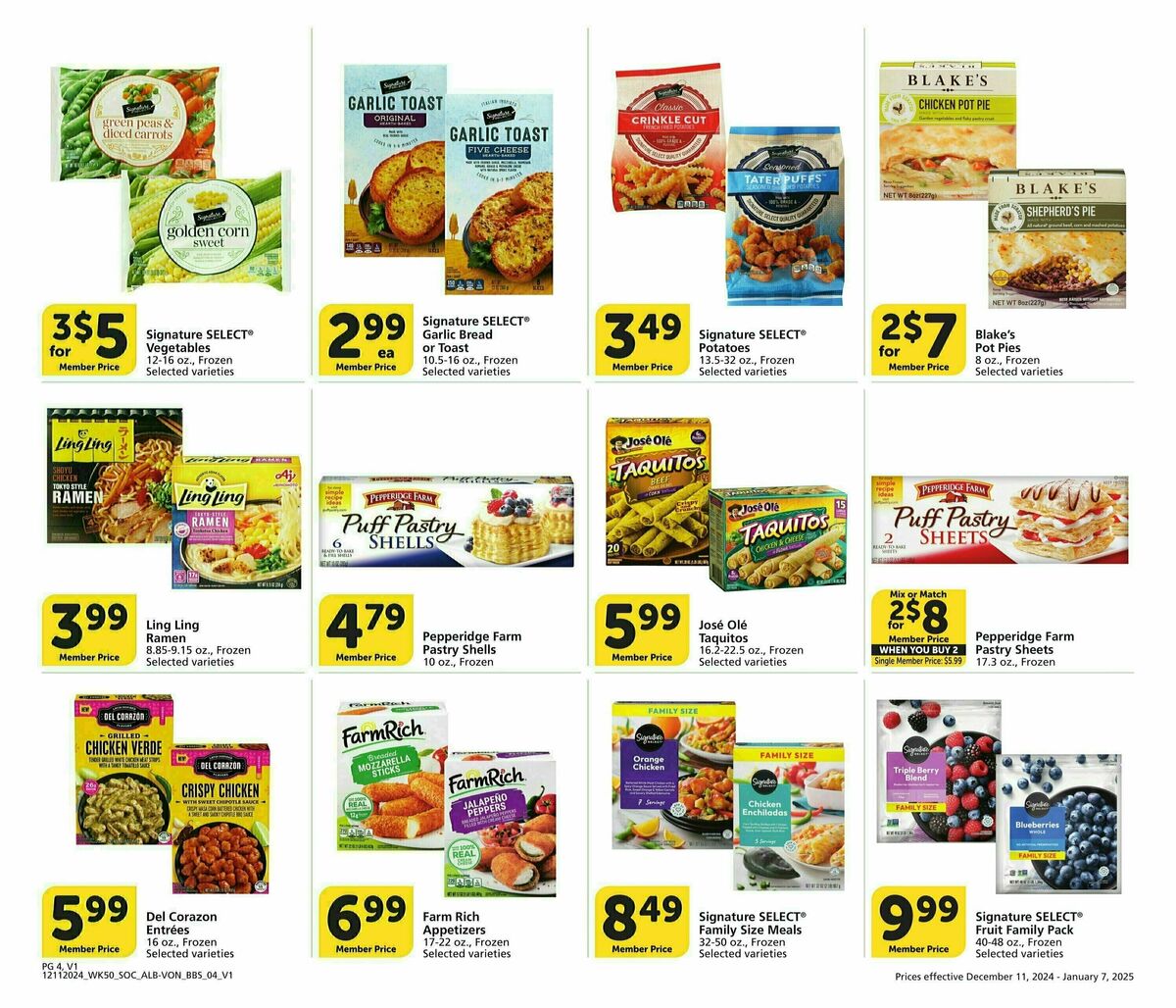 Vons Big Book of Savings Weekly Ad from December 11