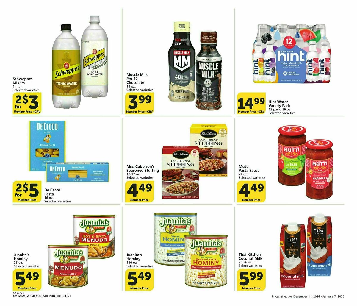 Vons Big Book of Savings Weekly Ad from December 11