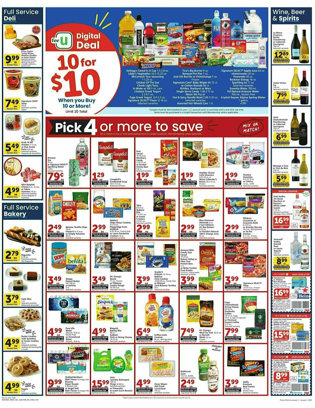 Vons Weekly Ad from January 2