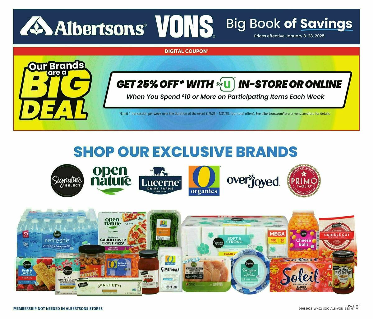 Vons Weekly Ad from January 8