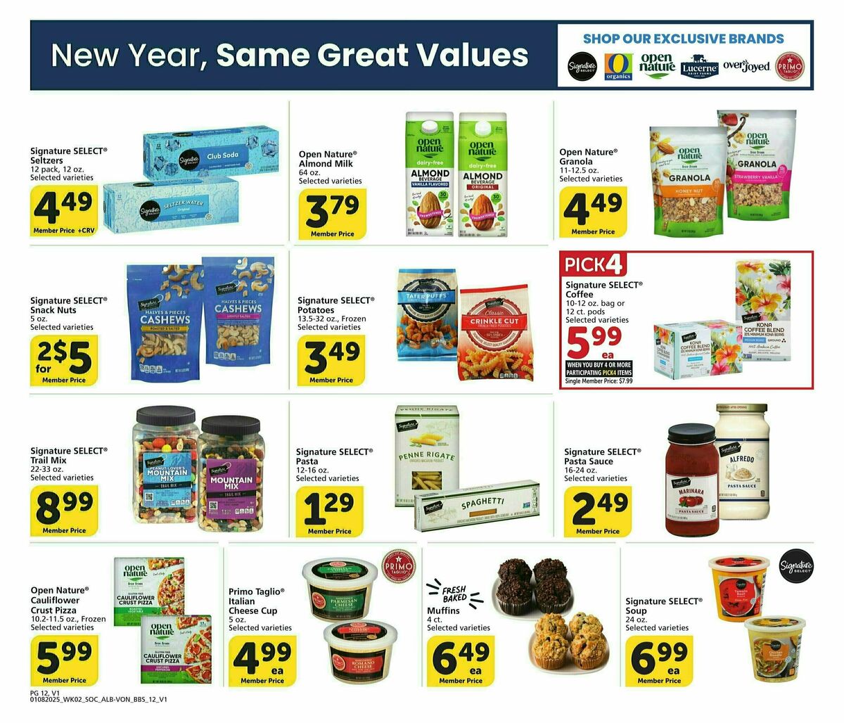 Vons Weekly Ad from January 8