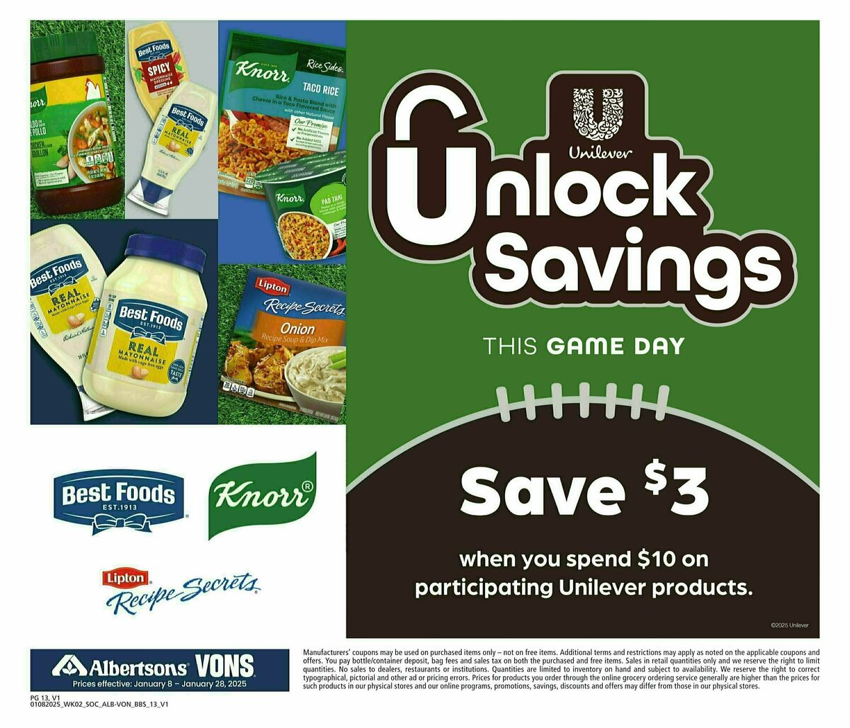 Vons Weekly Ad from January 8