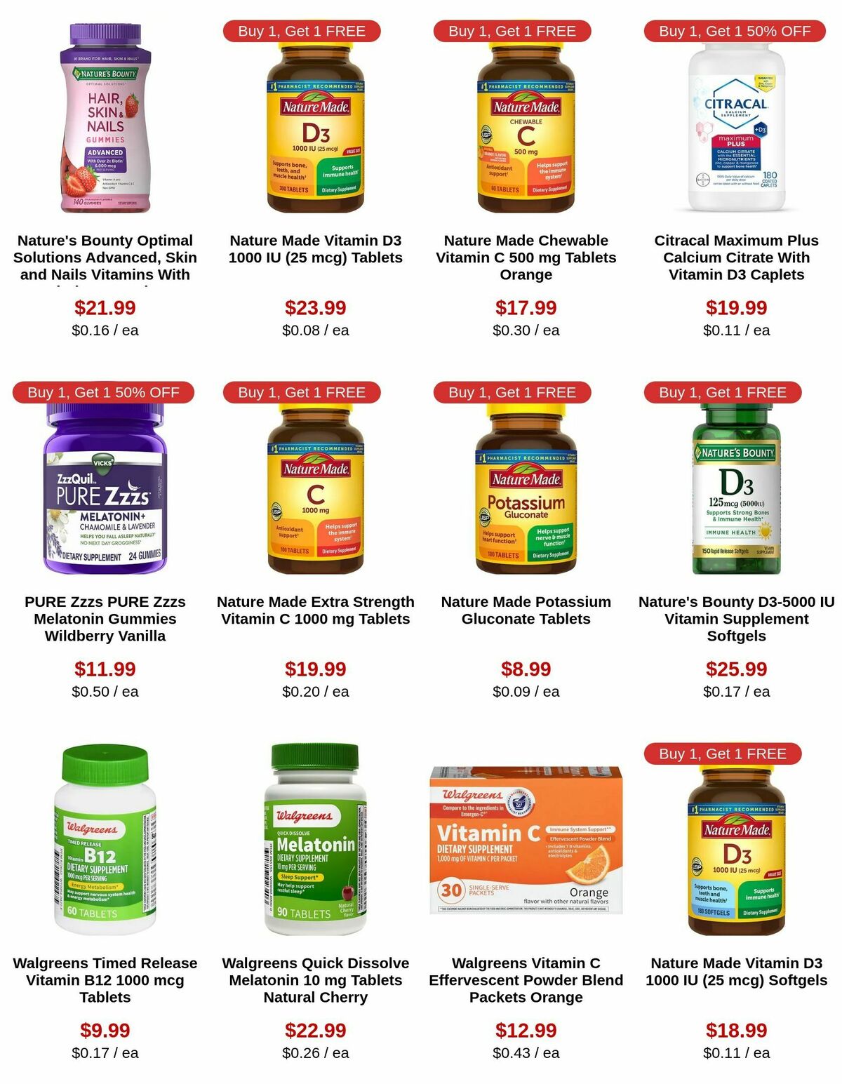 Walgreens Weekly Ad from December 29