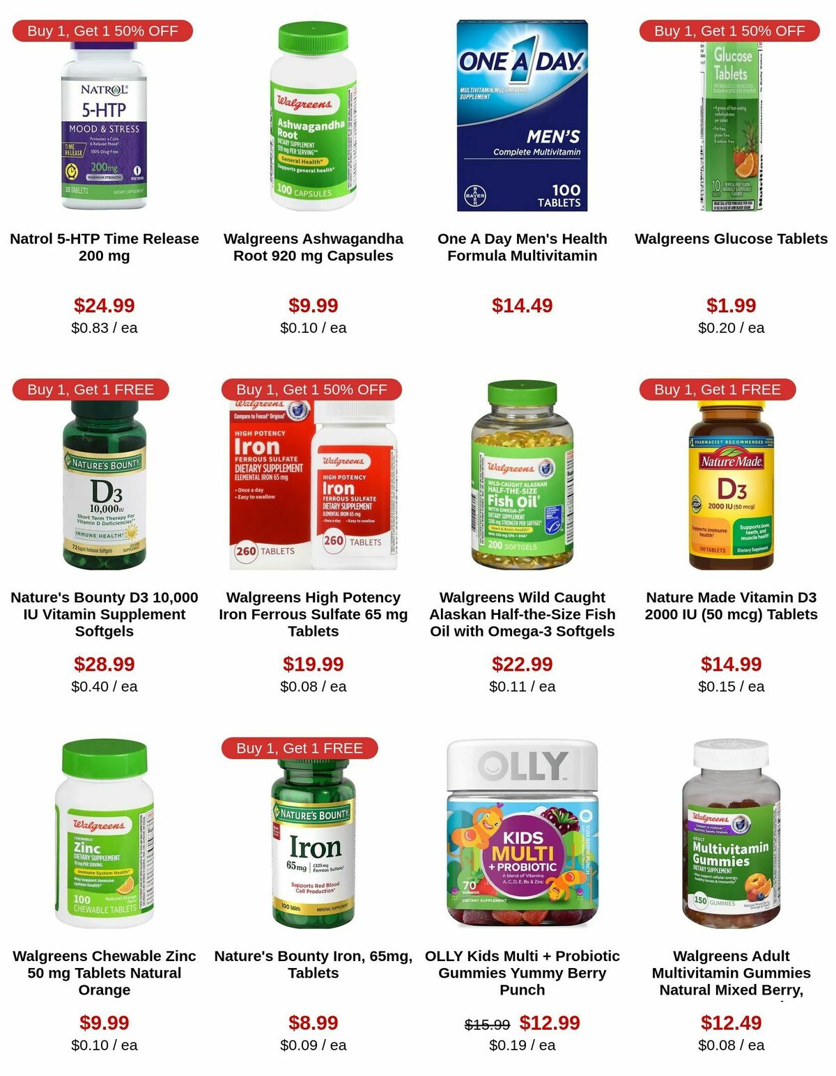 Walgreens Weekly Ad from December 29