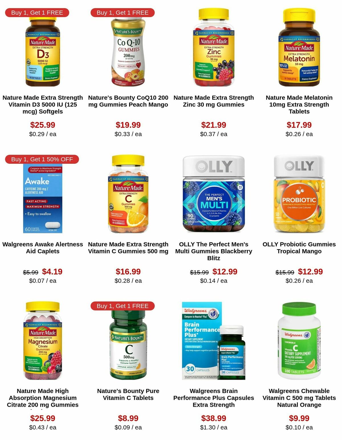 Walgreens Weekly Ad from December 29