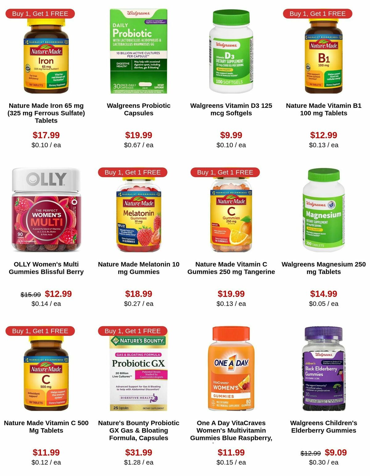 Walgreens Weekly Ad from December 29