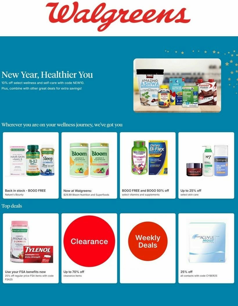 Walgreens Weekly Ad from January 2