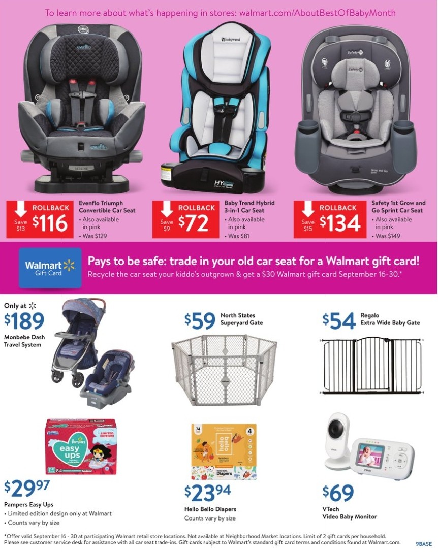 Walmart Weekly Ad from September 15