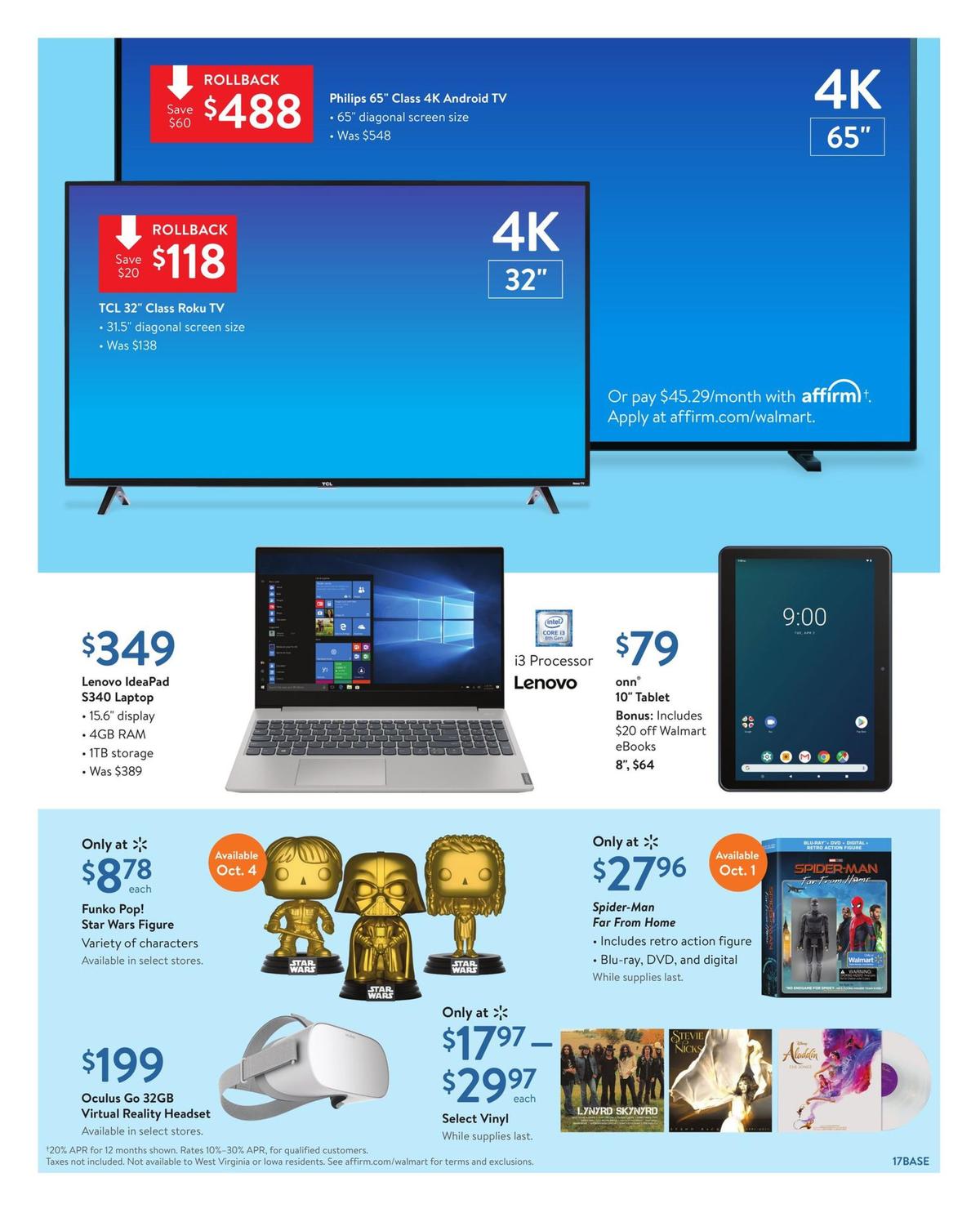 Walmart Weekly Ad from September 27