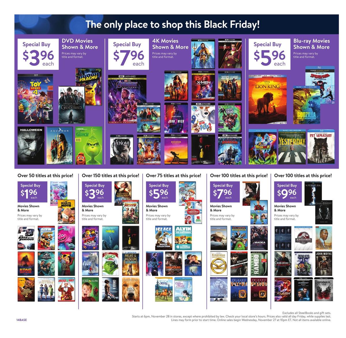 Walmart Black Friday Weekly Ad from November 28