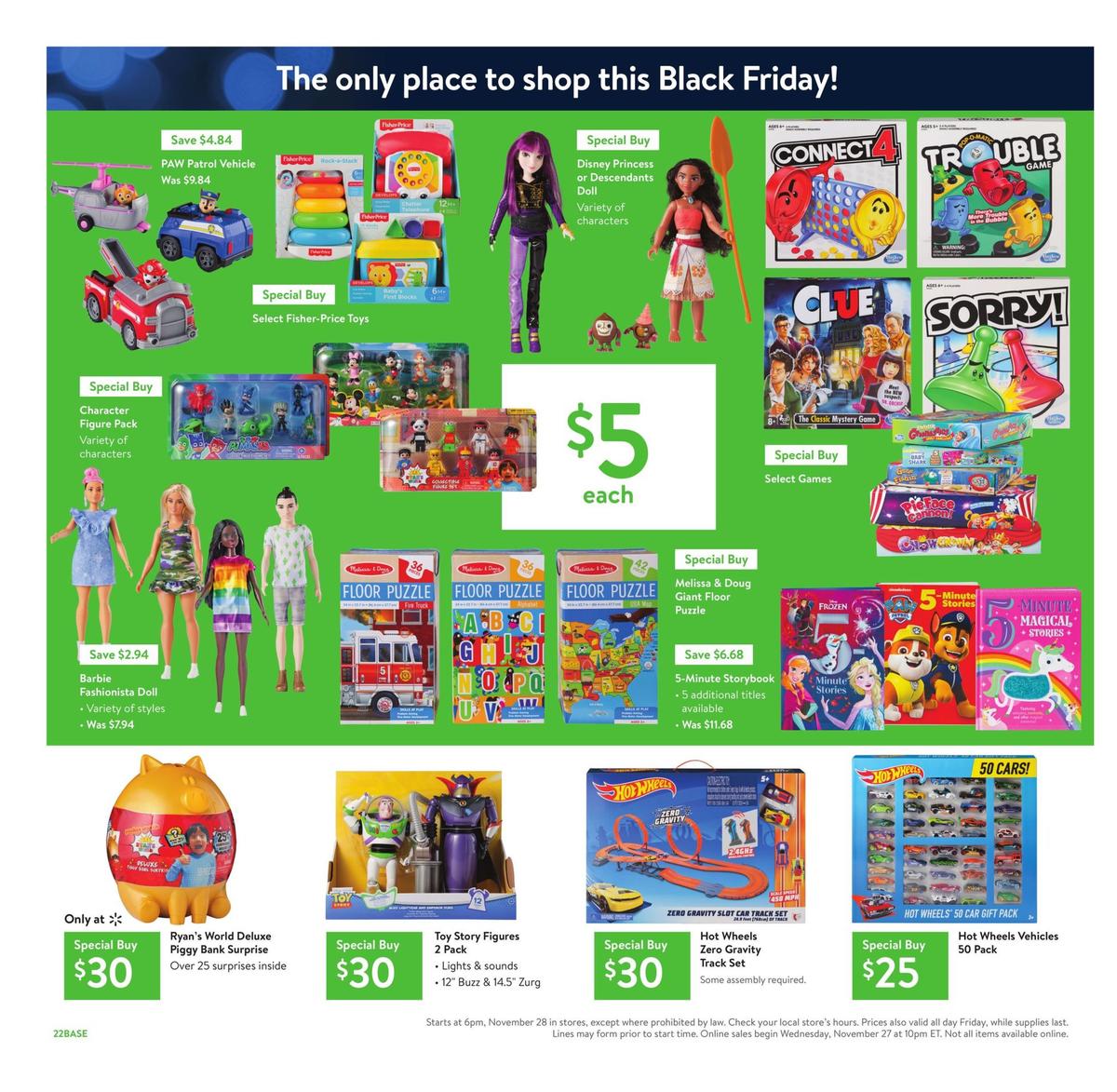 Walmart Black Friday Weekly Ad from November 28