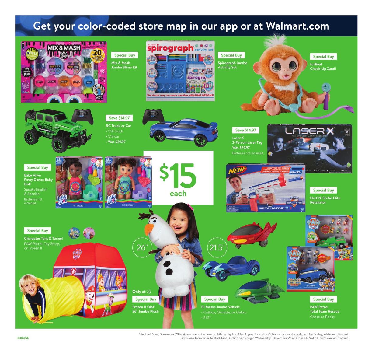 Walmart Black Friday Weekly Ad from November 28