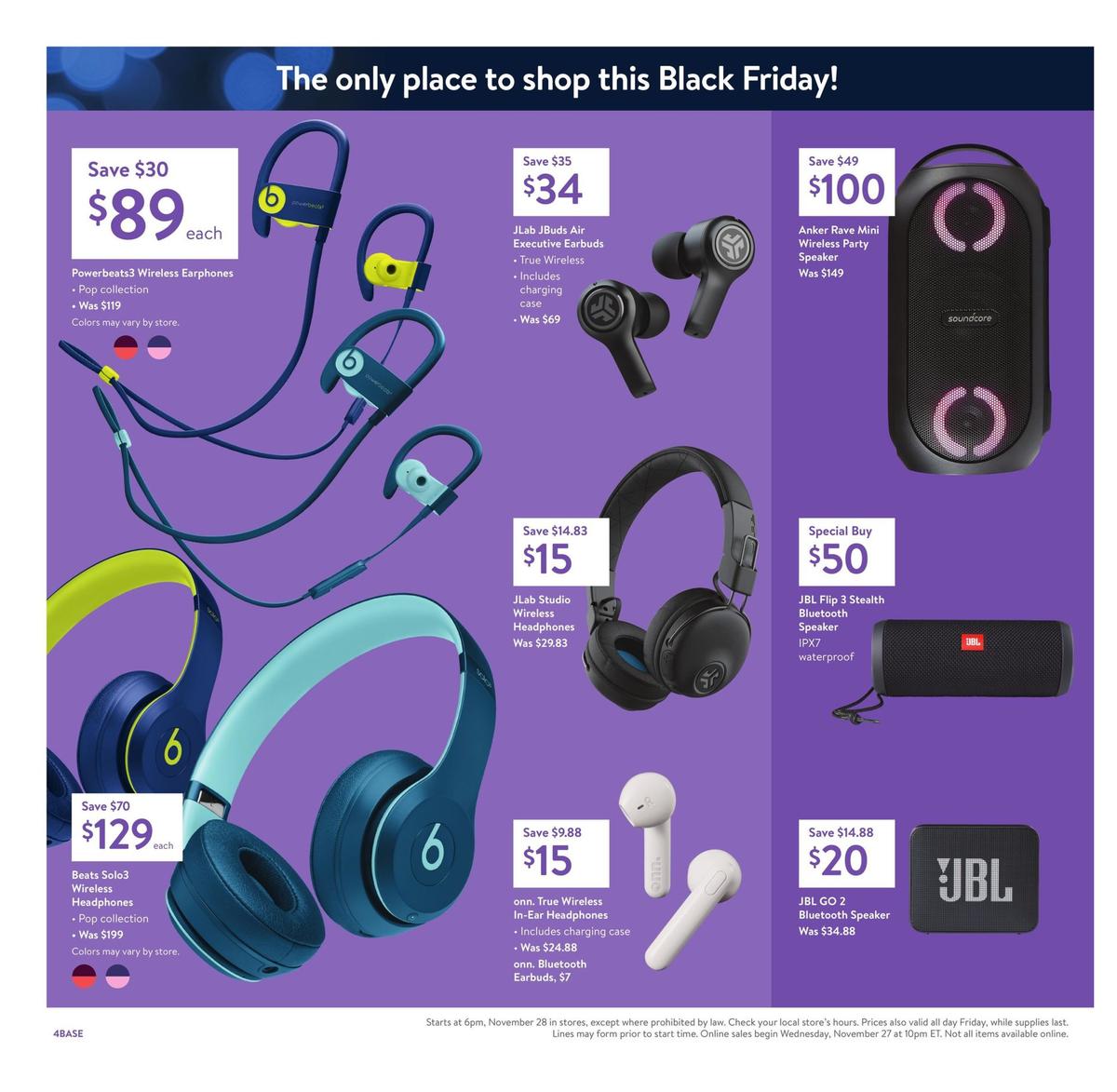 Walmart Black Friday Weekly Ad from November 28