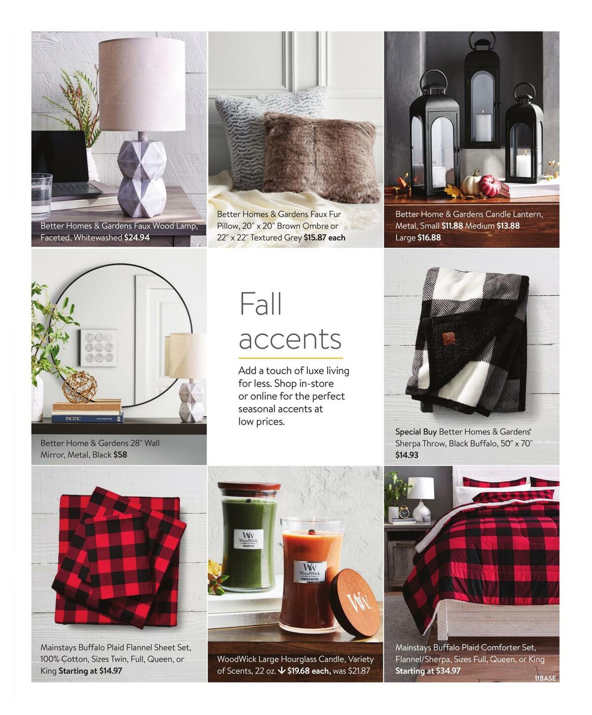 Walmart Fall Catalog Weekly Ad from September 20