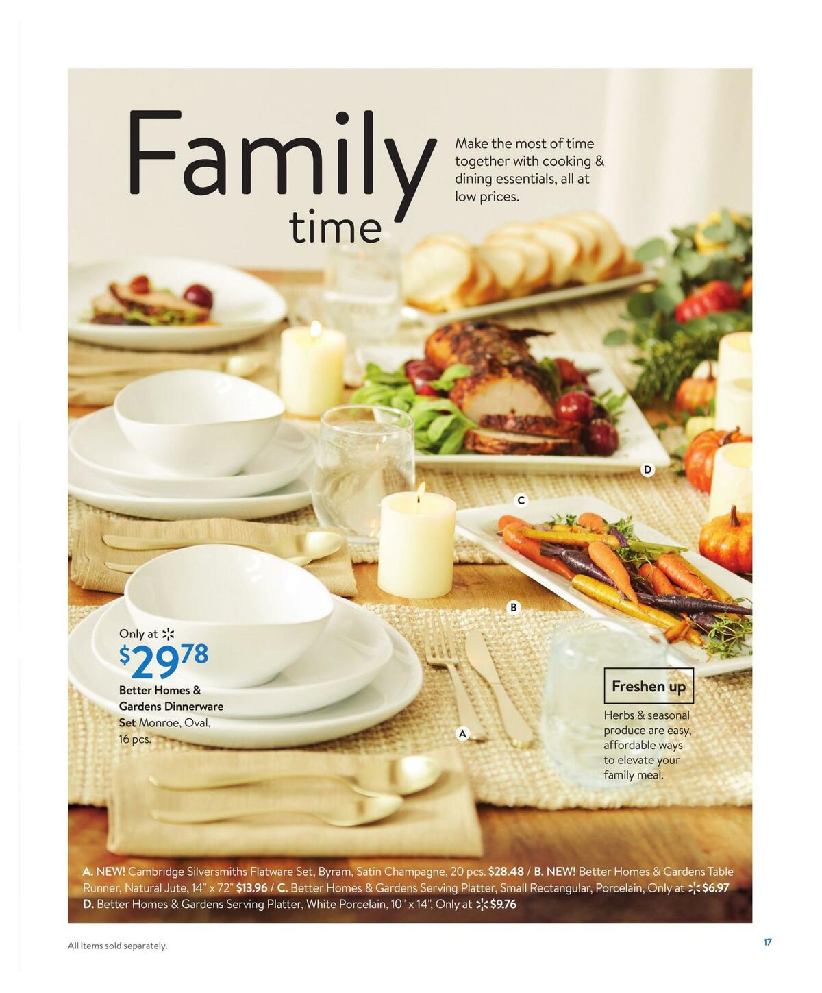 Walmart Fall Catalog Weekly Ad from September 20