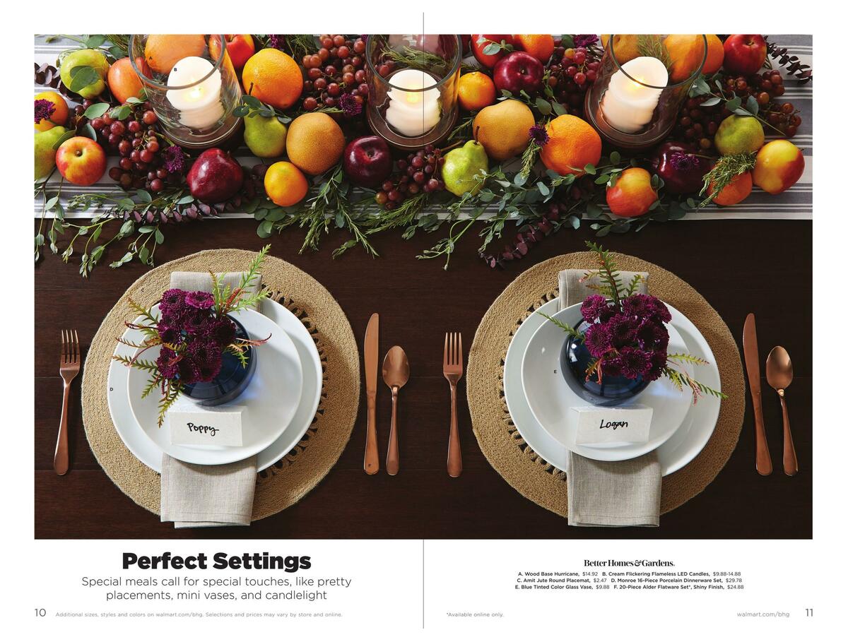Walmart Better Homes & Gardens Weekly Ad from October 12