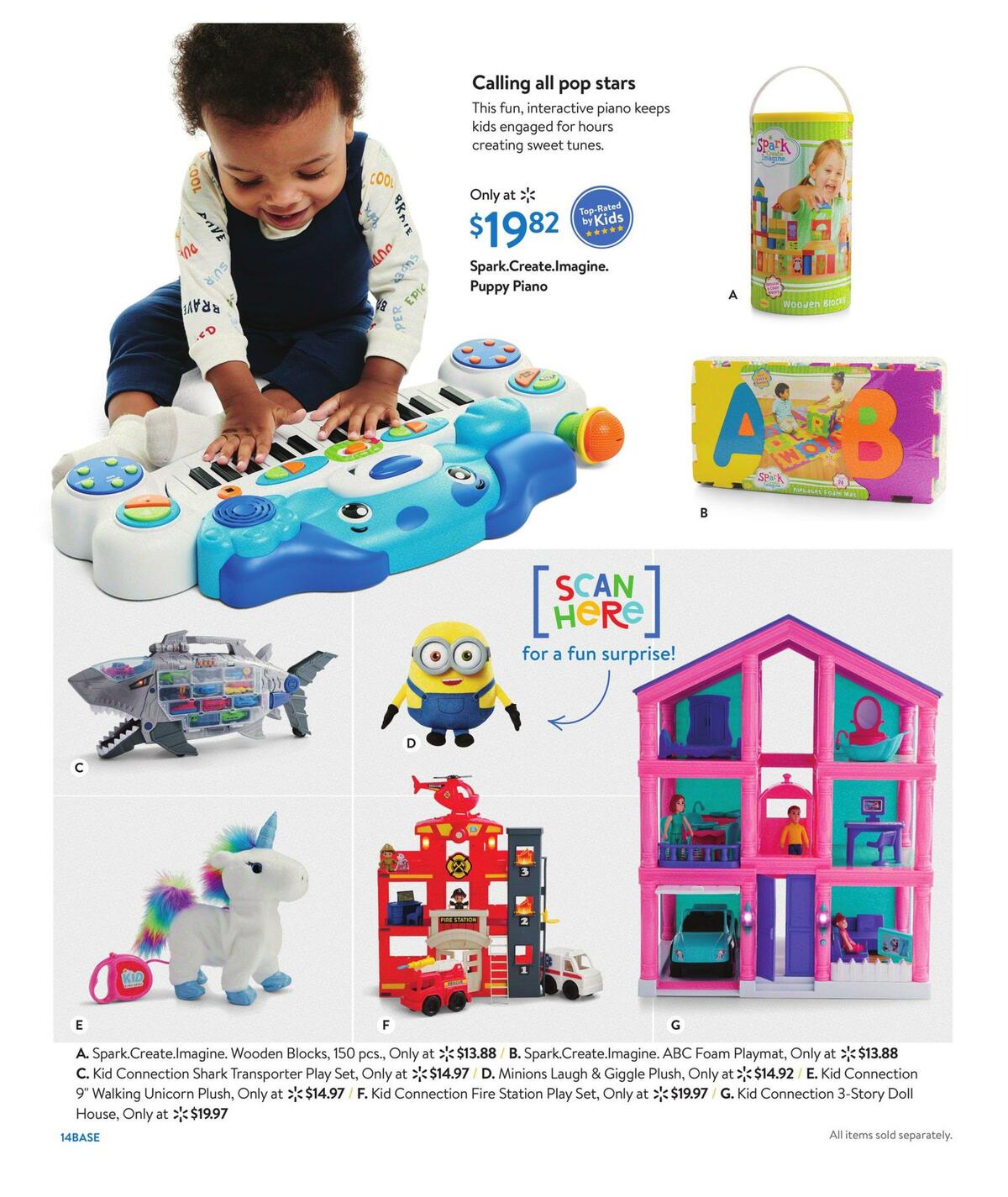 Walmart America's Best Toy Shop Weekly Ad from October 24