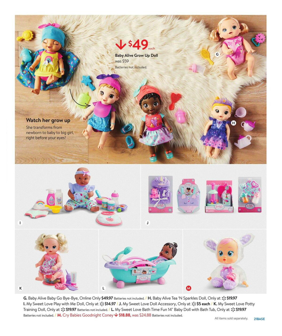 Walmart America's Best Toy Shop Weekly Ad from October 24