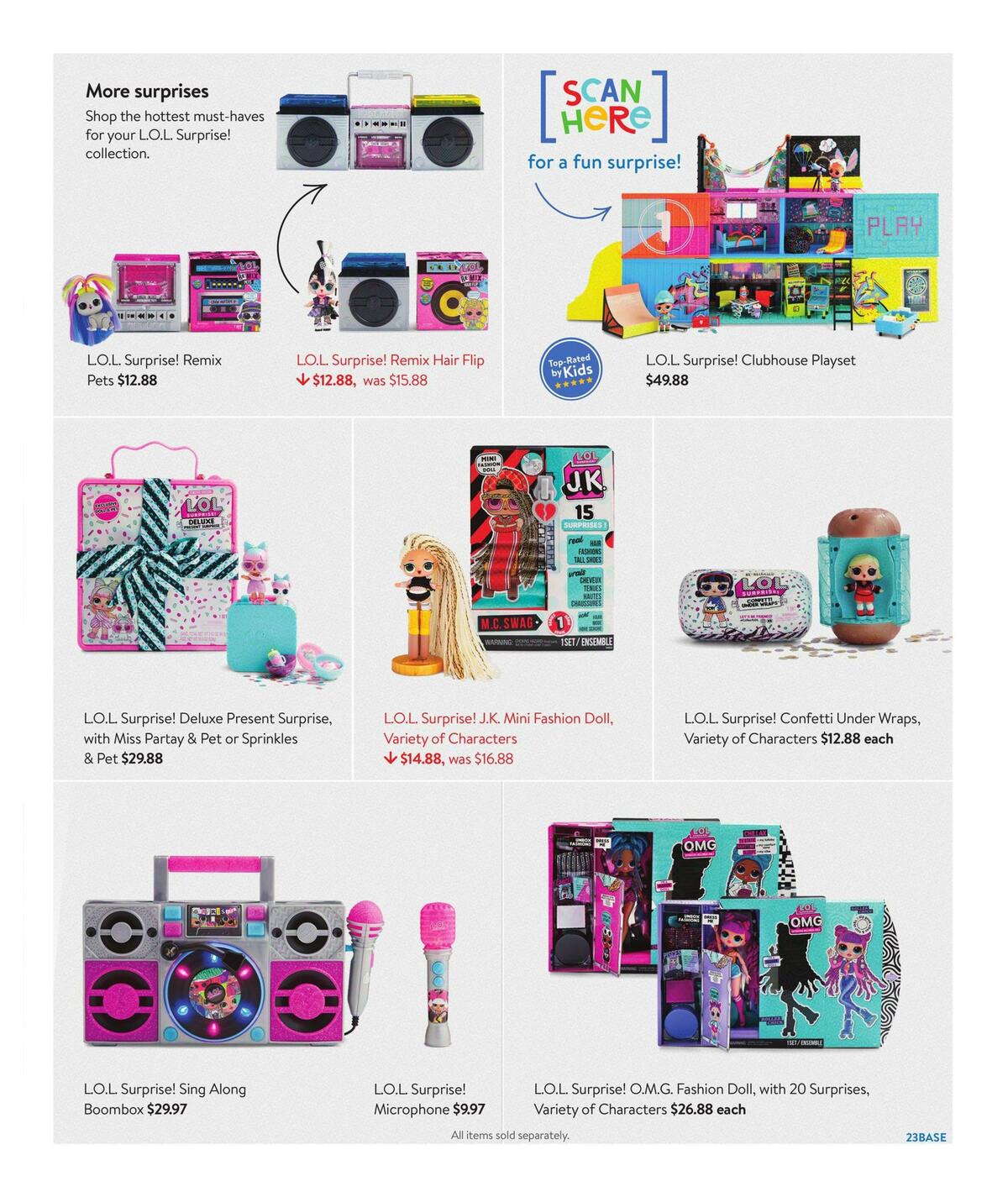 Walmart America's Best Toy Shop Weekly Ad from October 24