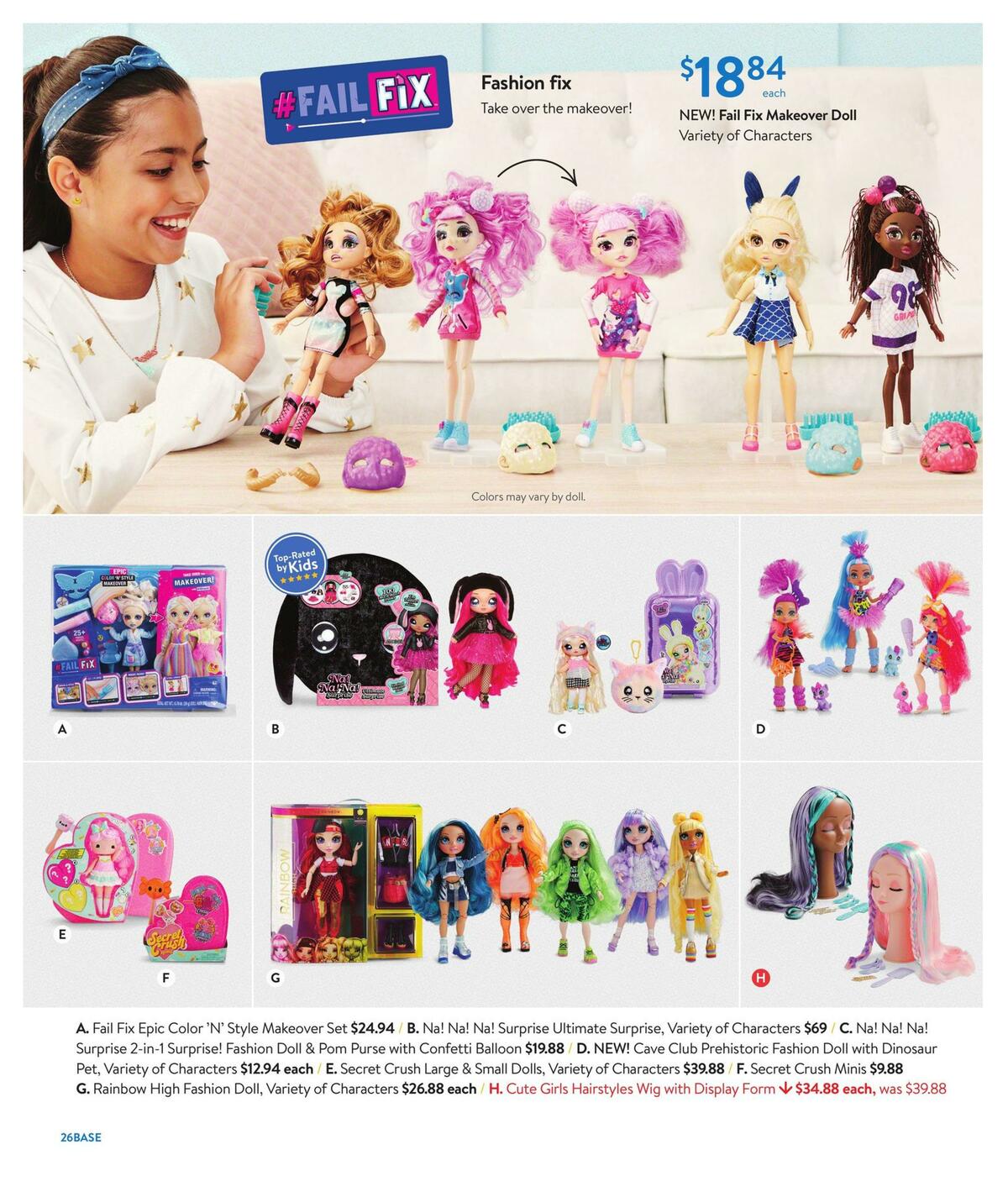 Walmart America's Best Toy Shop Weekly Ad from October 24