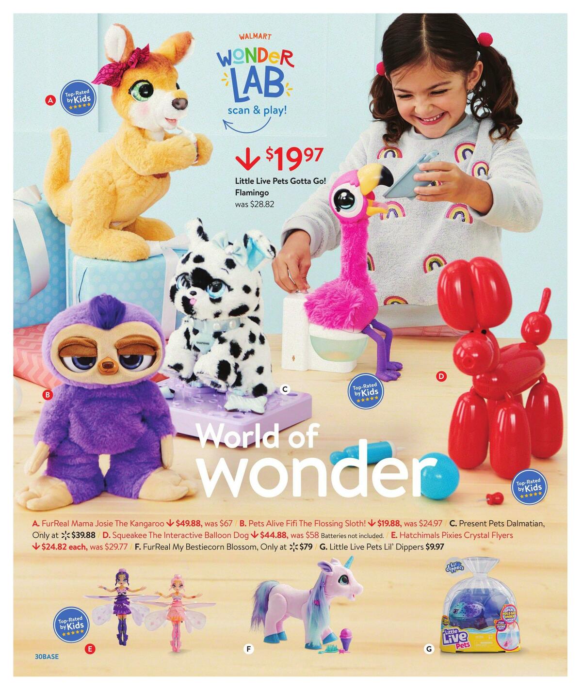 Walmart America's Best Toy Shop Weekly Ad from October 24