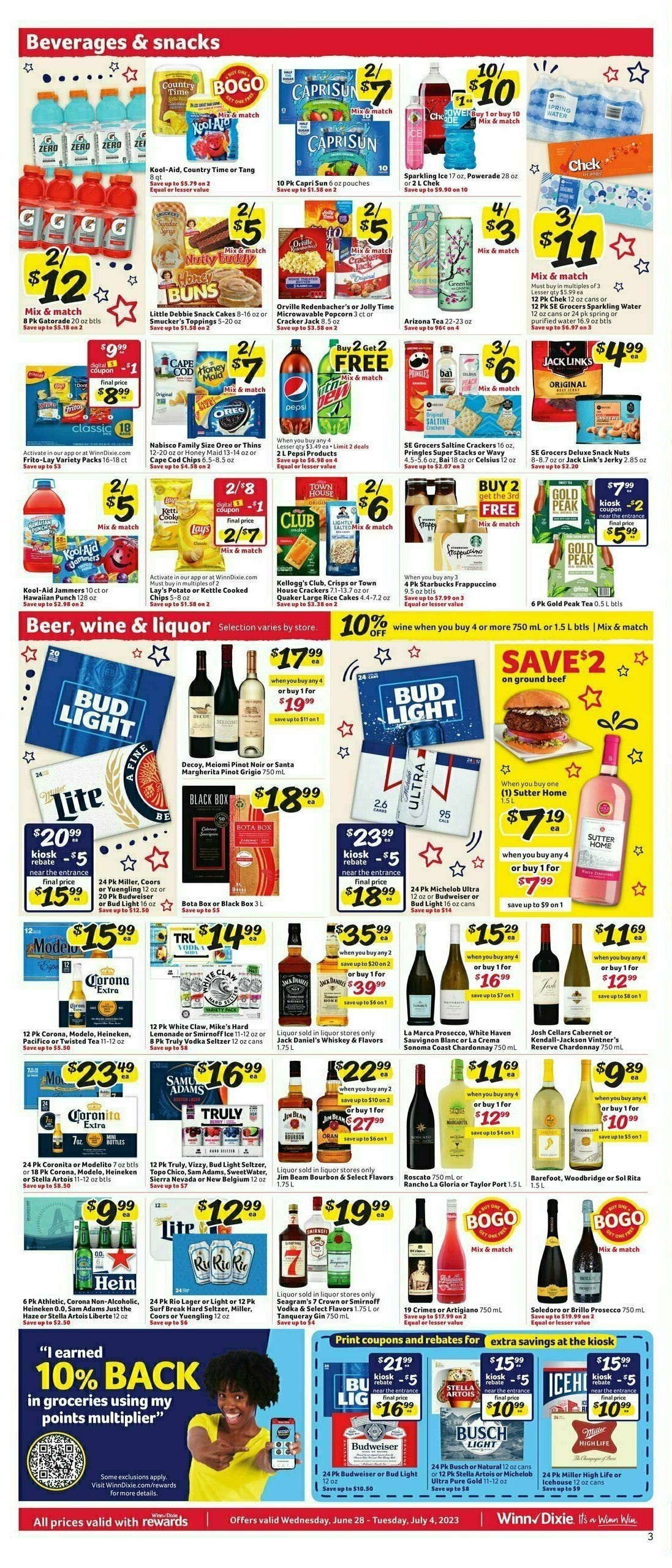 Winn-Dixie Weekly Ad from June 28