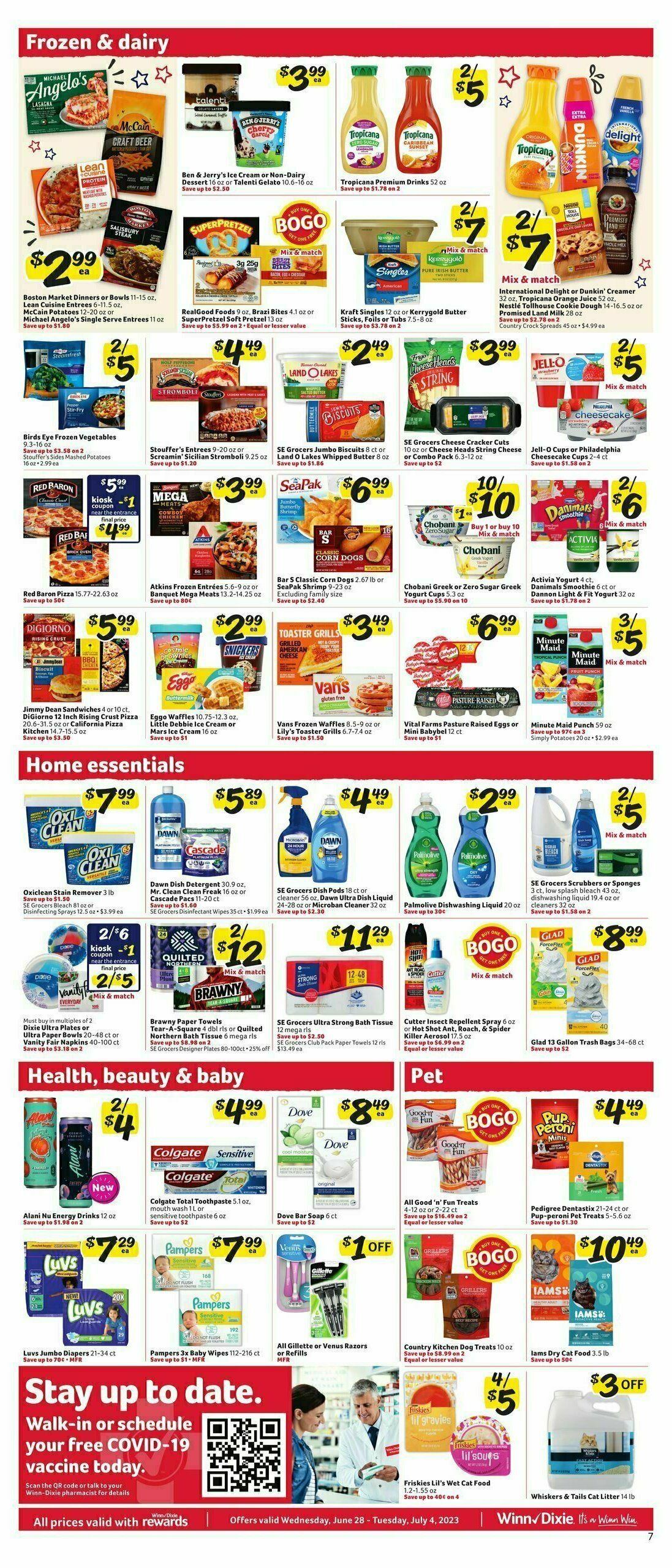 Winn-Dixie Weekly Ad from June 28