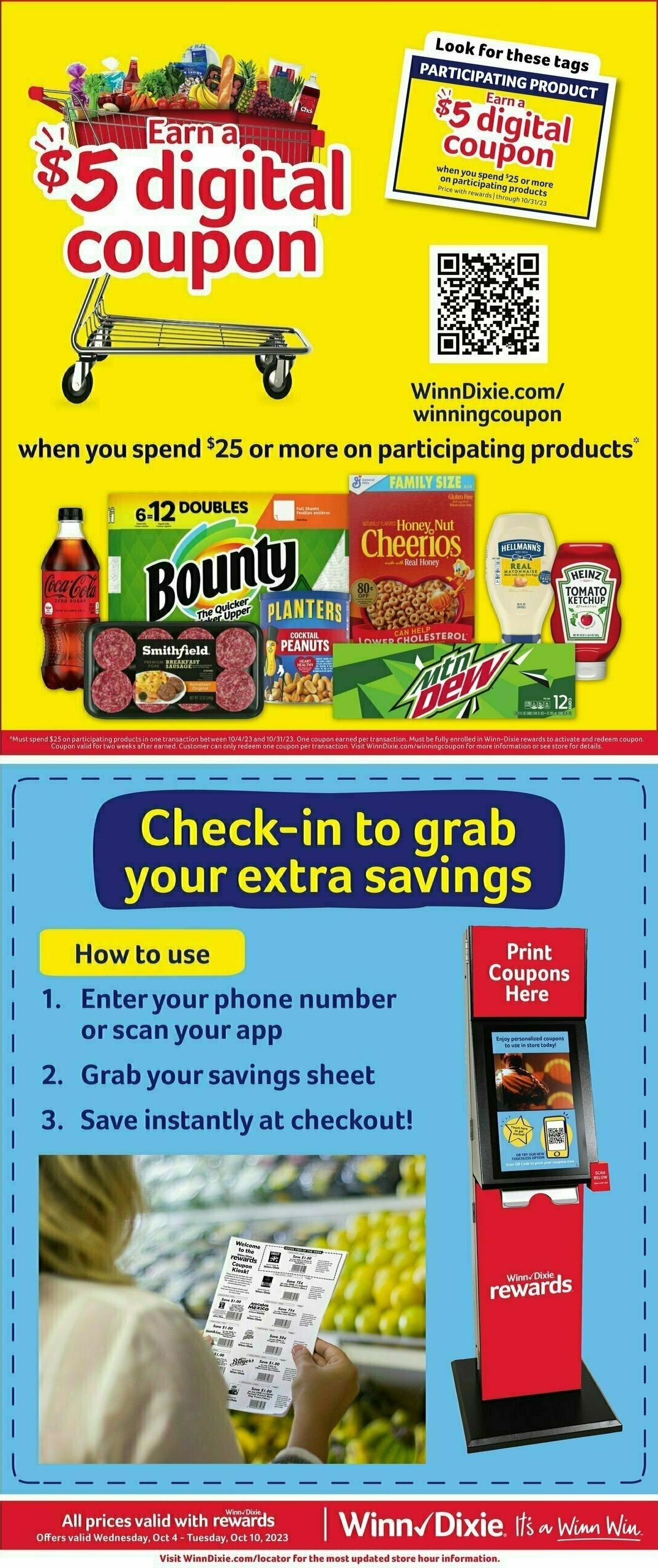 Winn-Dixie Weekly Ad from October 4