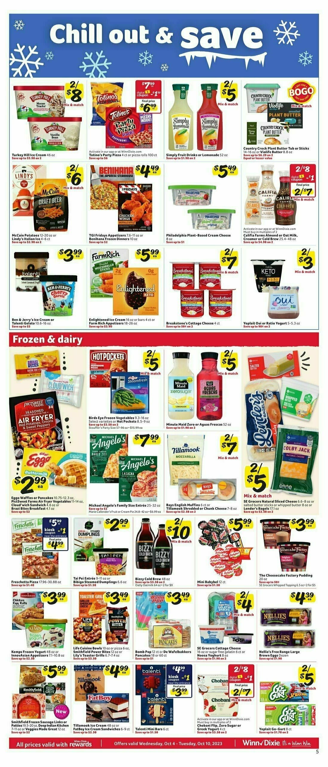 Winn-Dixie Weekly Ad from October 4