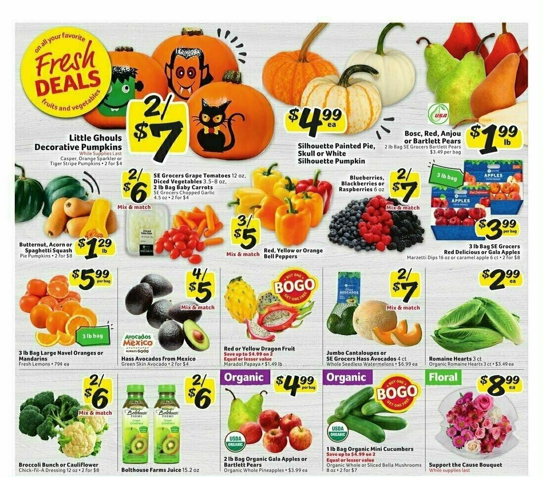 Winn-Dixie Weekly Ad from October 11