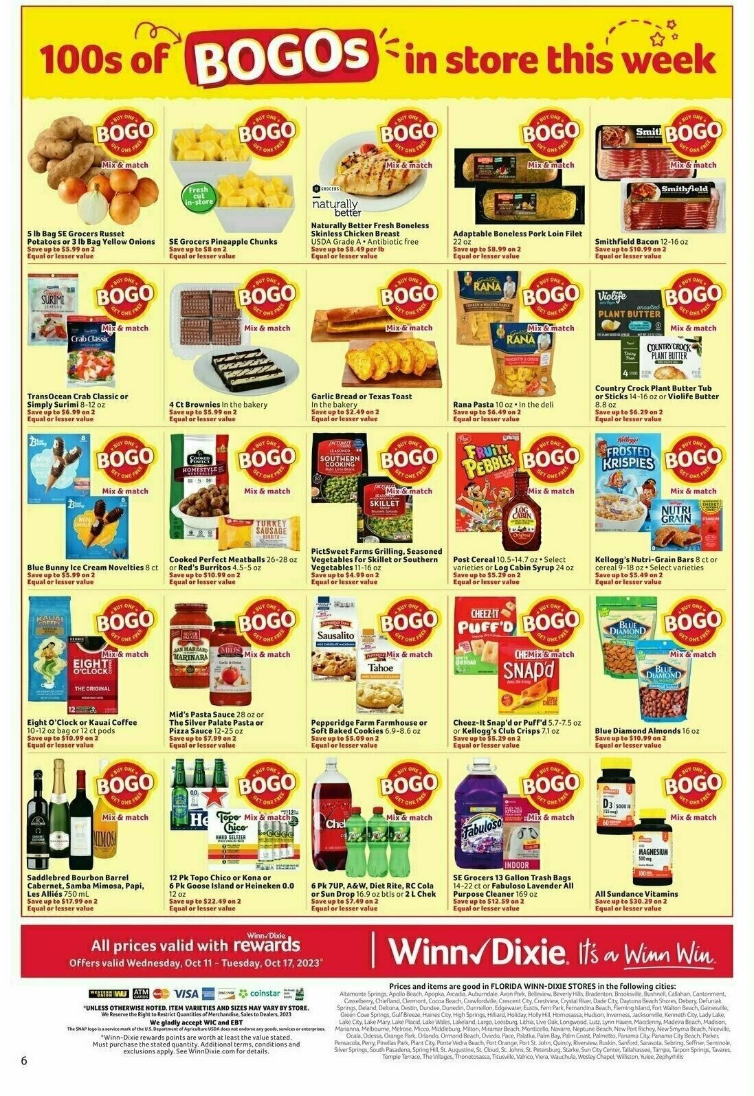 Winn-Dixie Weekly Ad from October 11