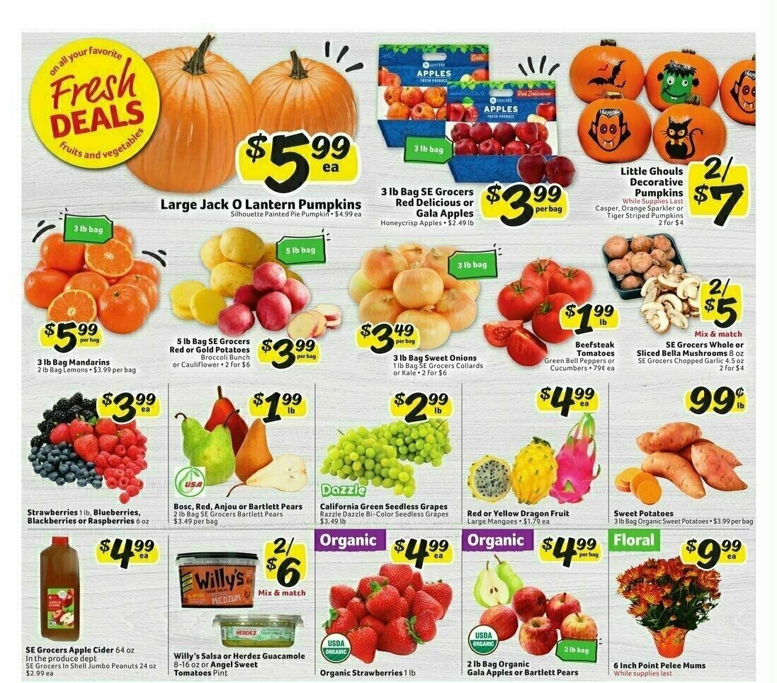 Winn-Dixie Weekly Ad from October 18