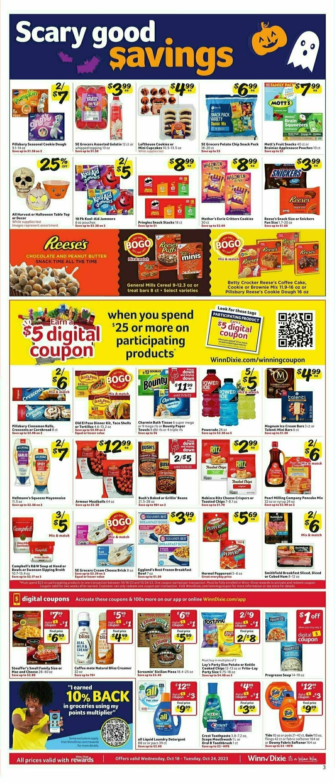 Winn-Dixie Weekly Ad from October 18