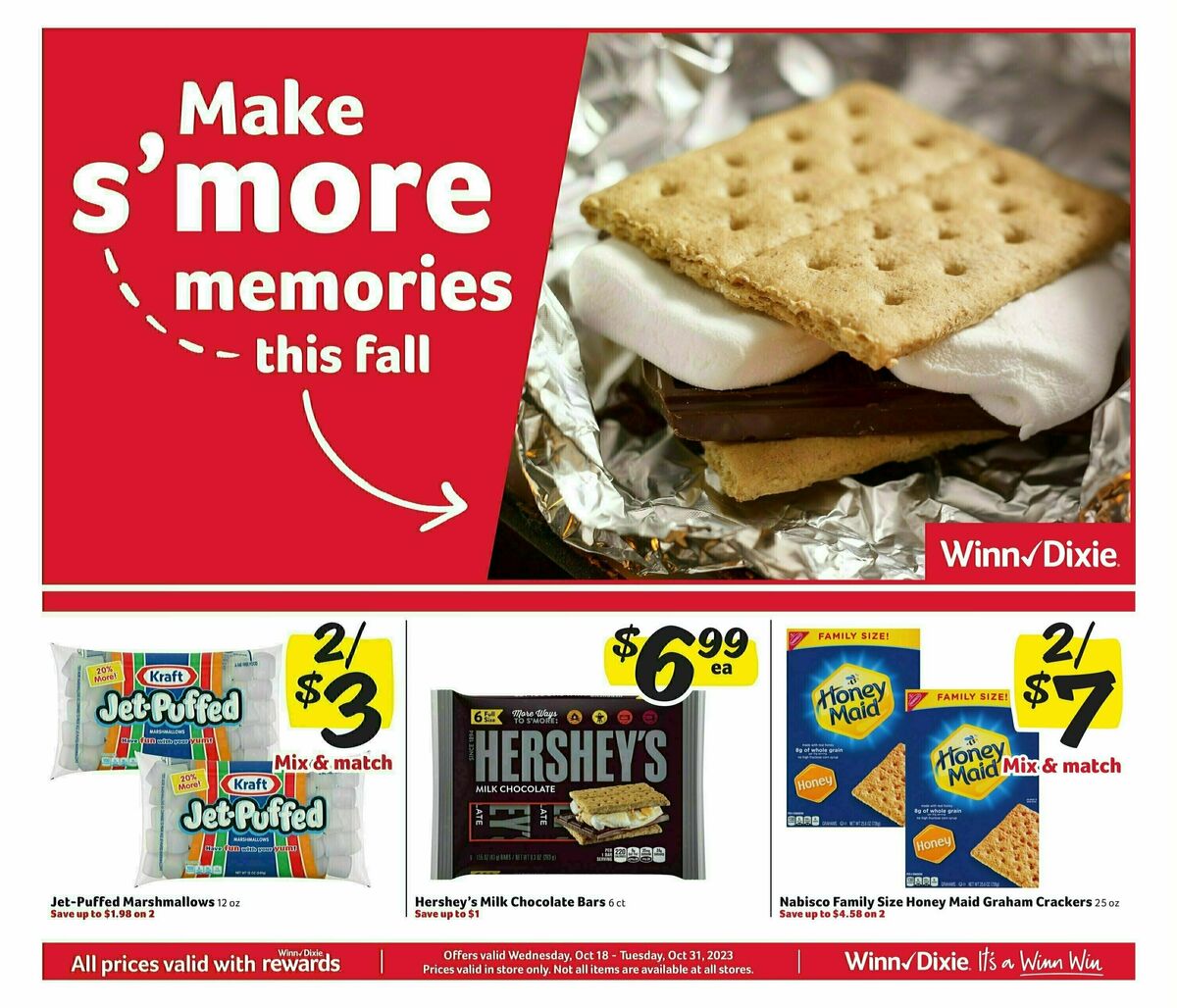 Winn-Dixie Weekly Ad from October 18