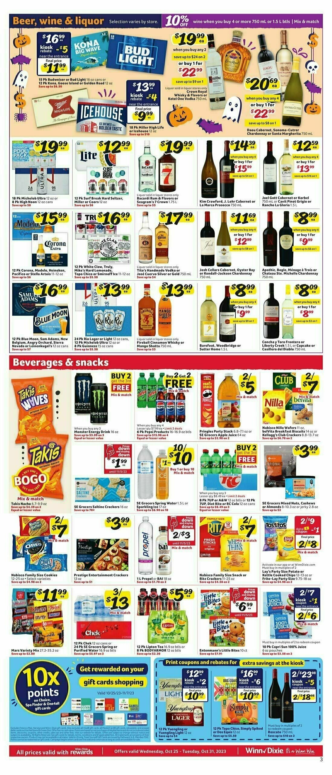 Winn-Dixie Weekly Ad from October 25