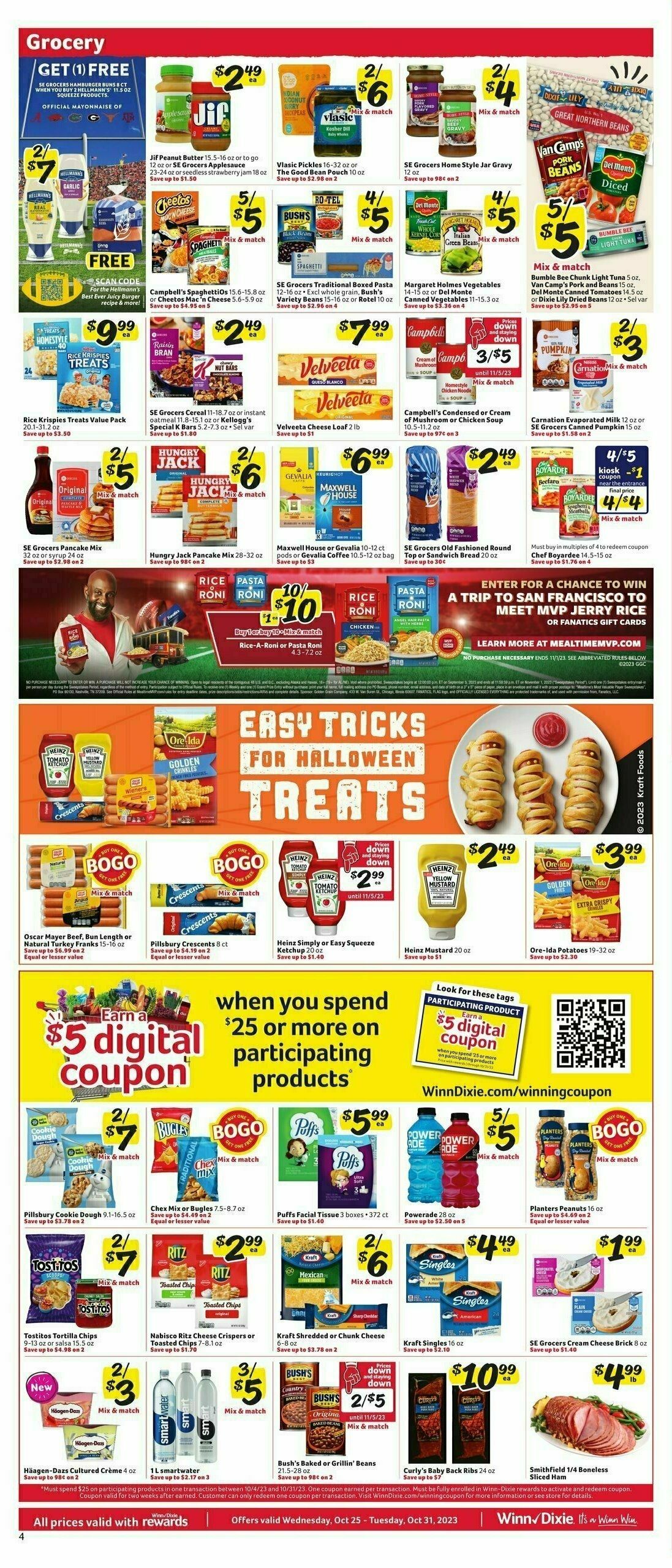 Winn-Dixie Weekly Ad from October 25