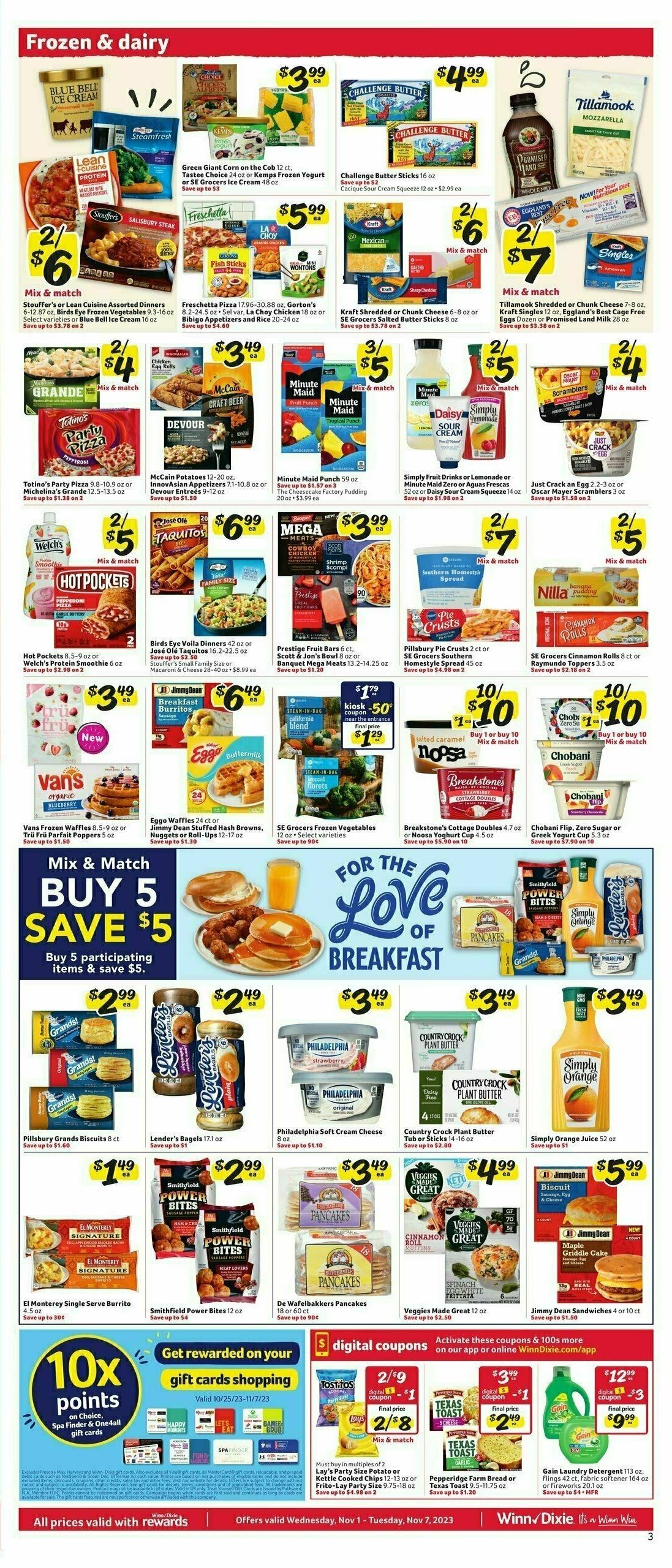 Winn-Dixie Weekly Ad from November 1