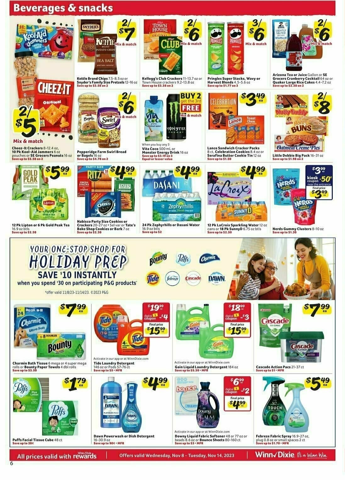 Winn-Dixie Weekly Ad from November 8