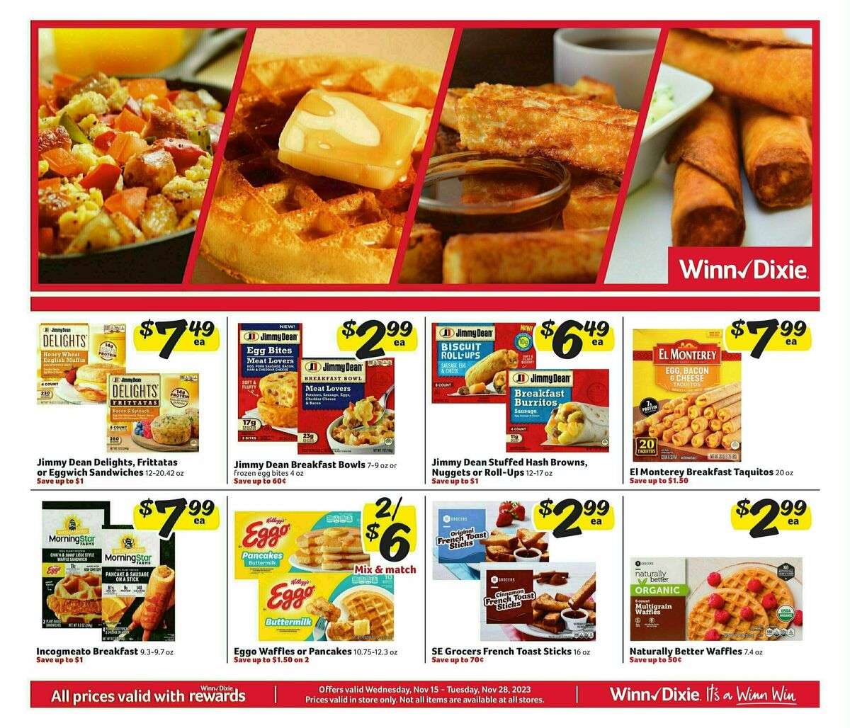 Winn-Dixie Weekly Ad from November 15