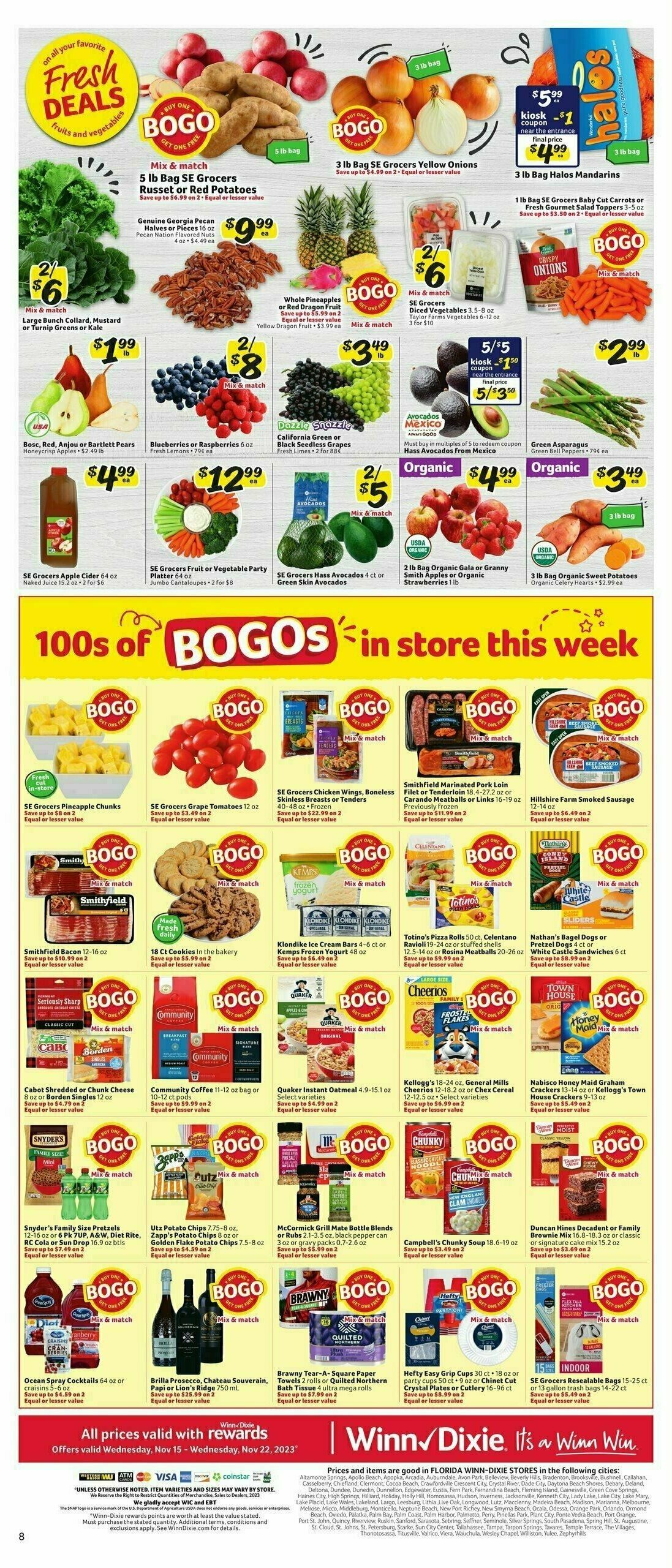 Winn-Dixie Weekly Ad from November 15