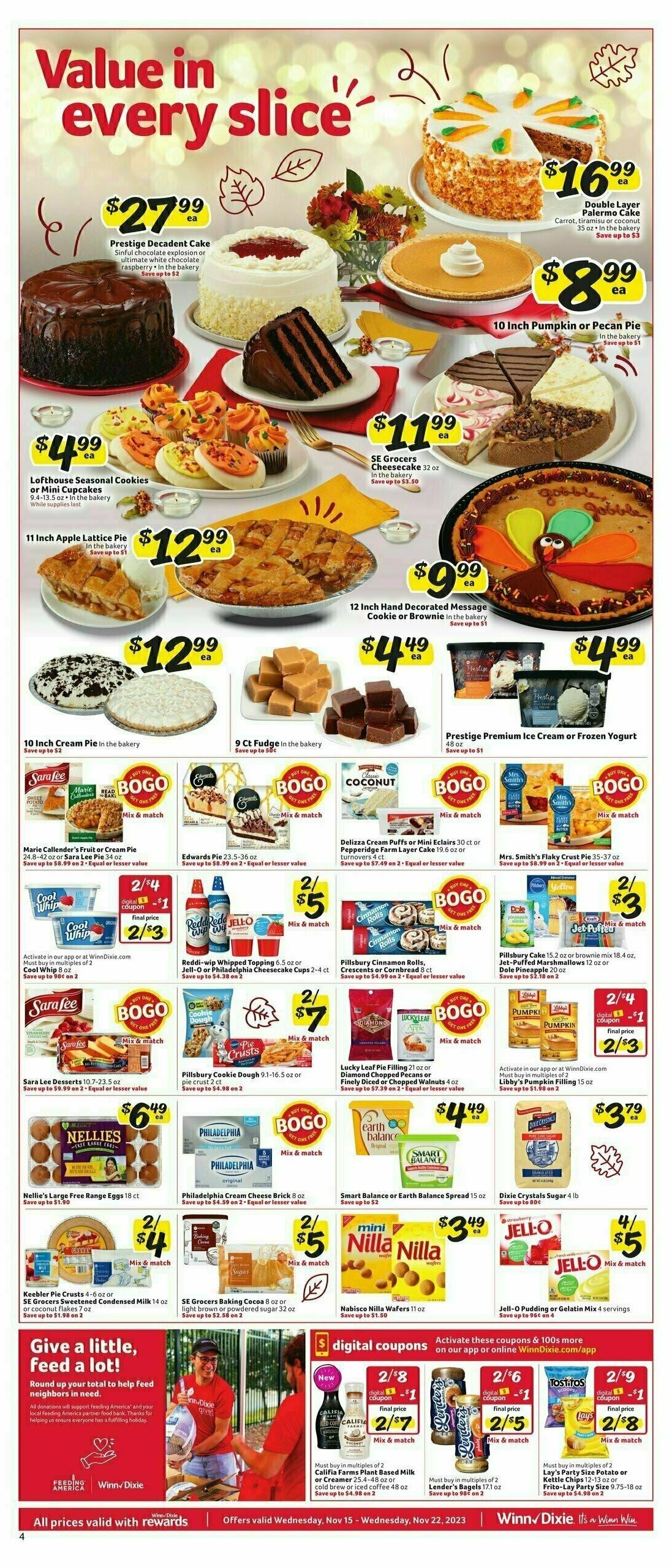 Winn-Dixie Weekly Ad from November 15