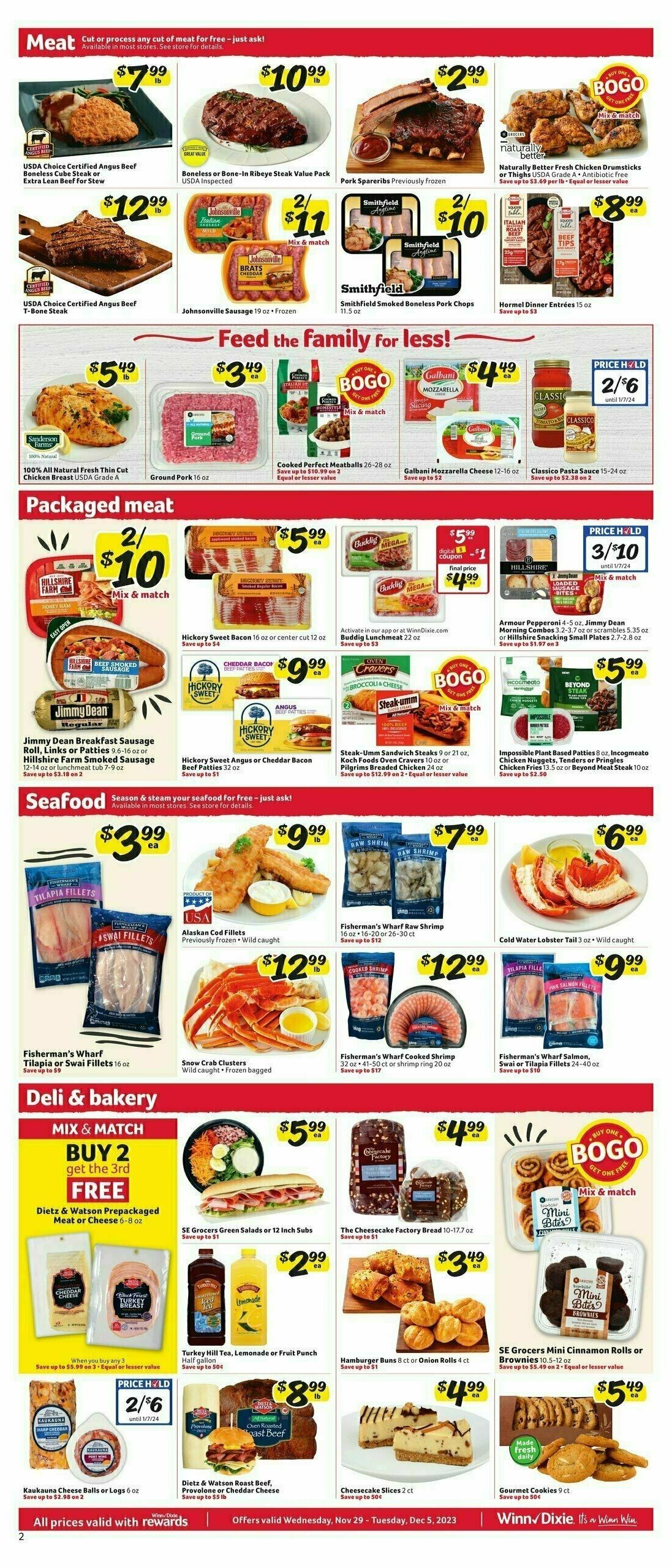 Winn-Dixie Weekly Ad from November 29