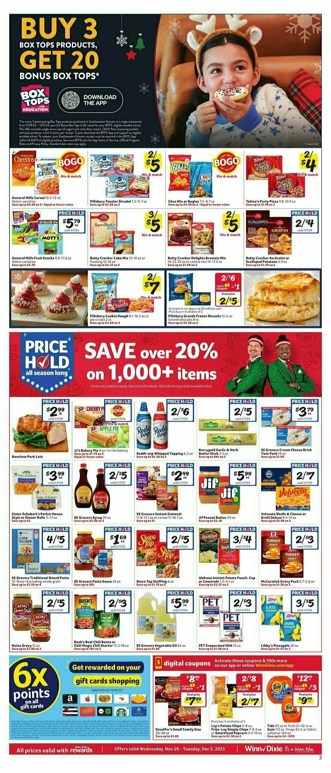 Winn-Dixie Weekly Ad from November 29