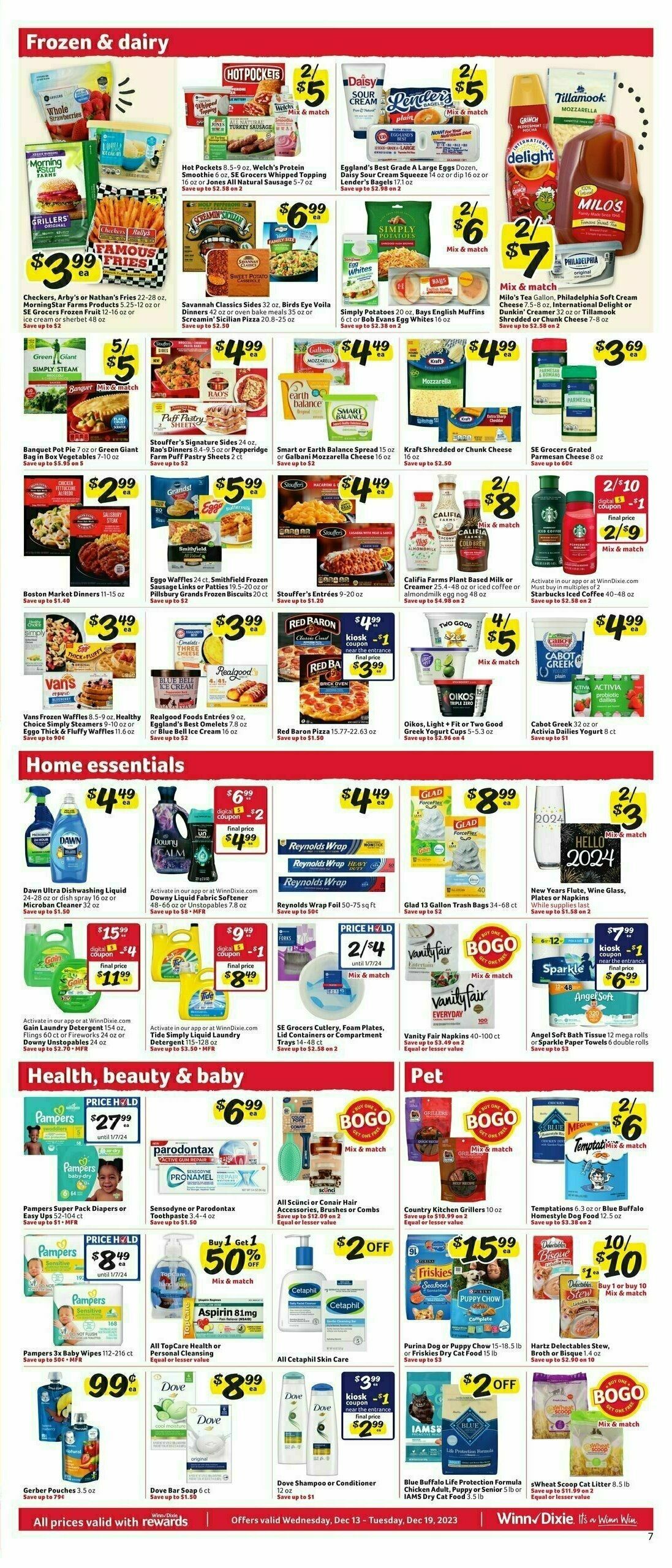 Winn-Dixie Weekly Ad from December 13