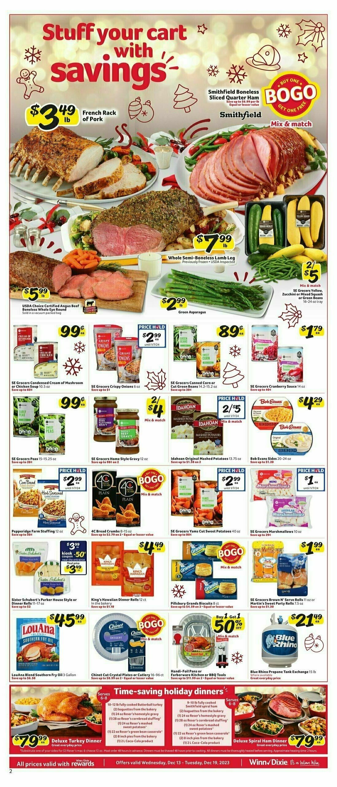 Winn-Dixie Weekly Ad from December 13