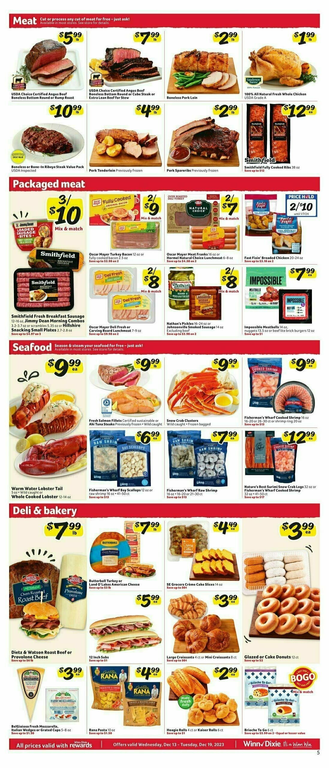 Winn-Dixie Weekly Ad from December 13