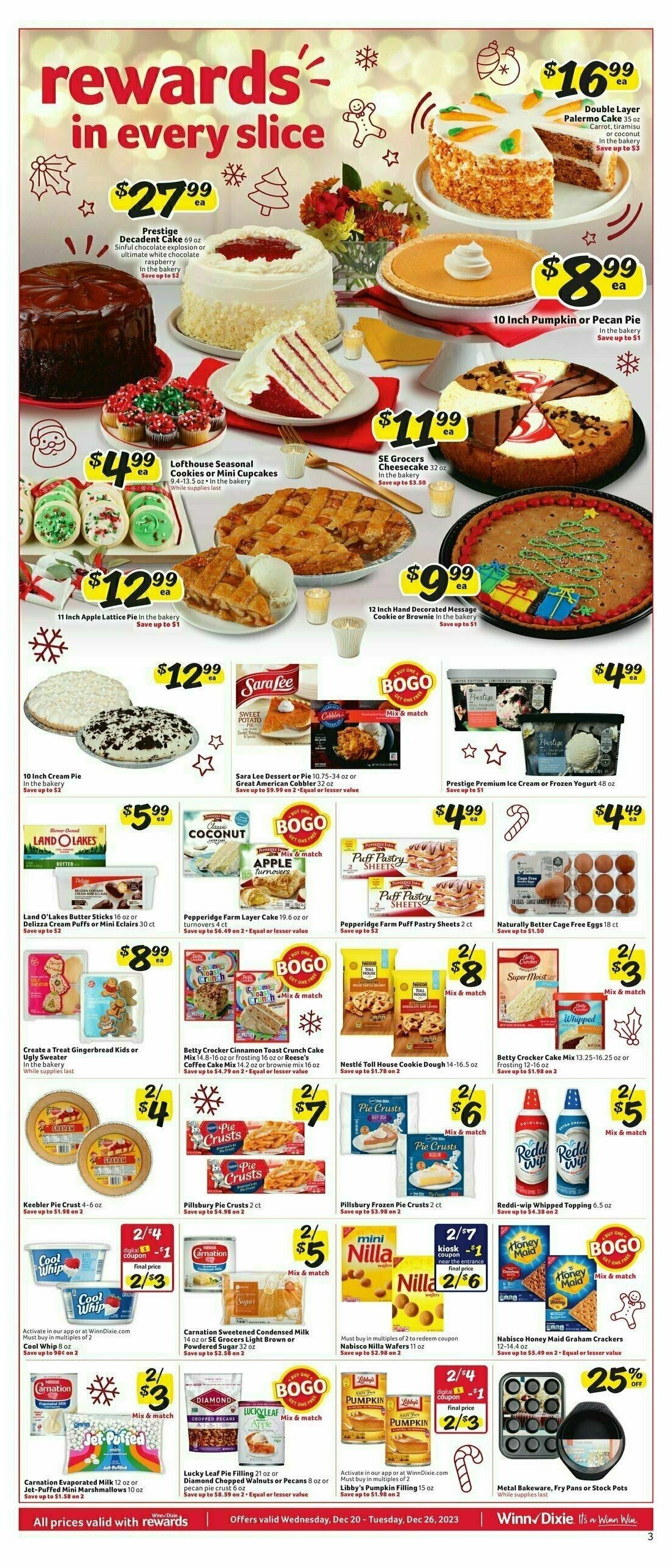 Winn-Dixie Weekly Ad from December 20