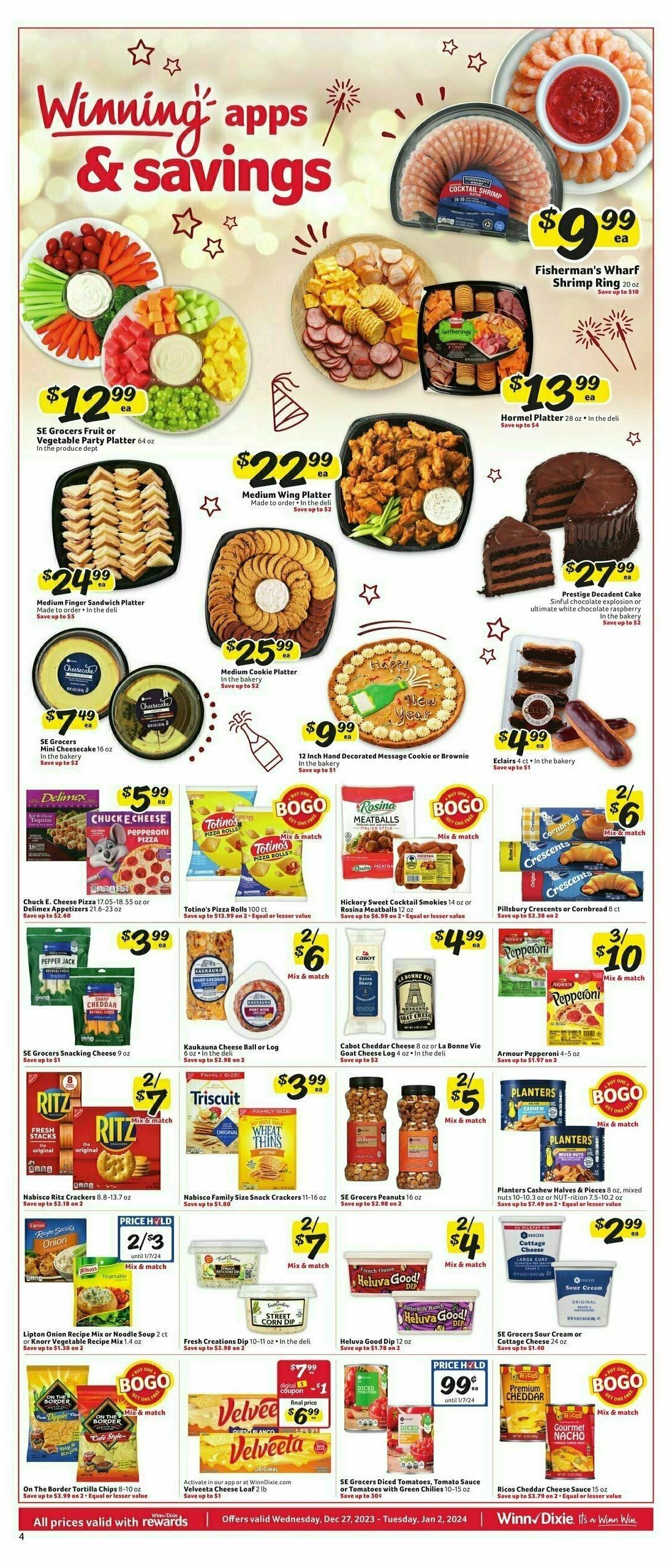 Winn-Dixie Weekly Ad from December 27