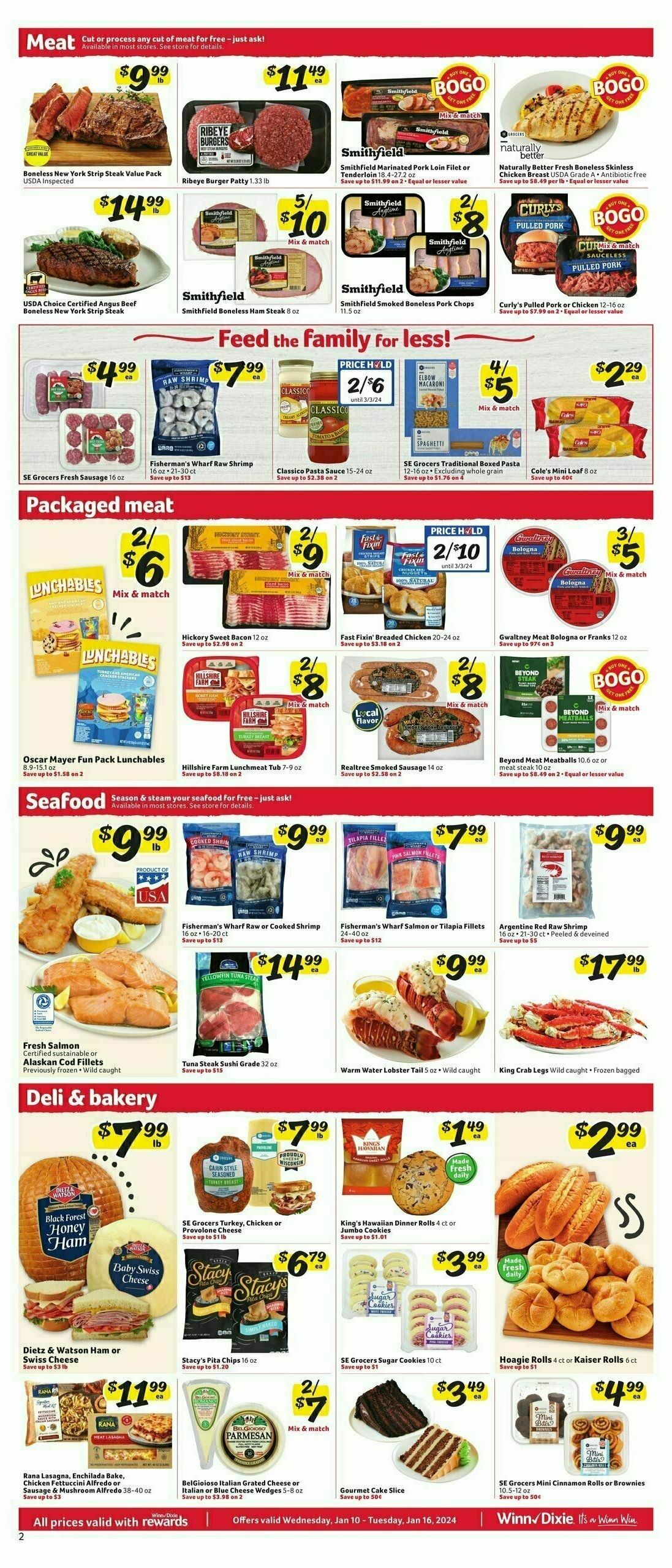 Winn-Dixie Weekly Ad from January 10